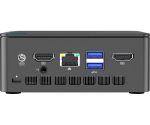 גב מחשב הבקרה: כניסת חשמל, שתי יציאות HDMI, רשת RJ45, שתי יציאות USB, שקע אוזניות ומנעול אבטחה