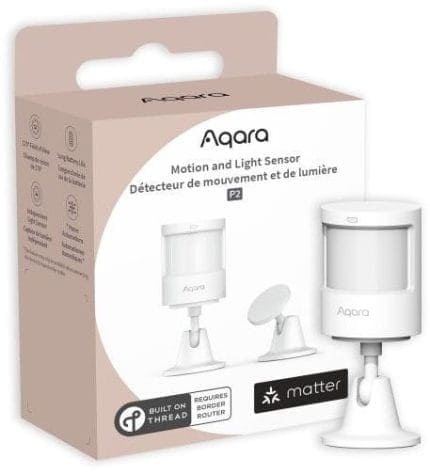 אריזת Aqara Motion and Light Sensor P2 והמוצר
