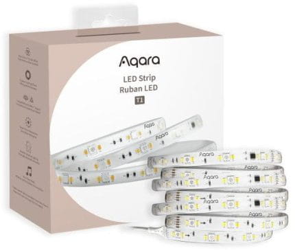 פס LED חכם Aqara LED Strip T1 באורך 2 מטר עם אריזת המוצר